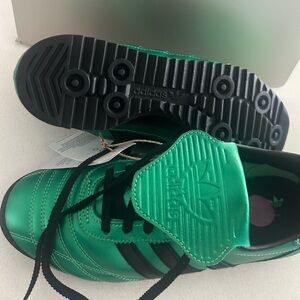 Adidas Kids Green and Black Sneakers